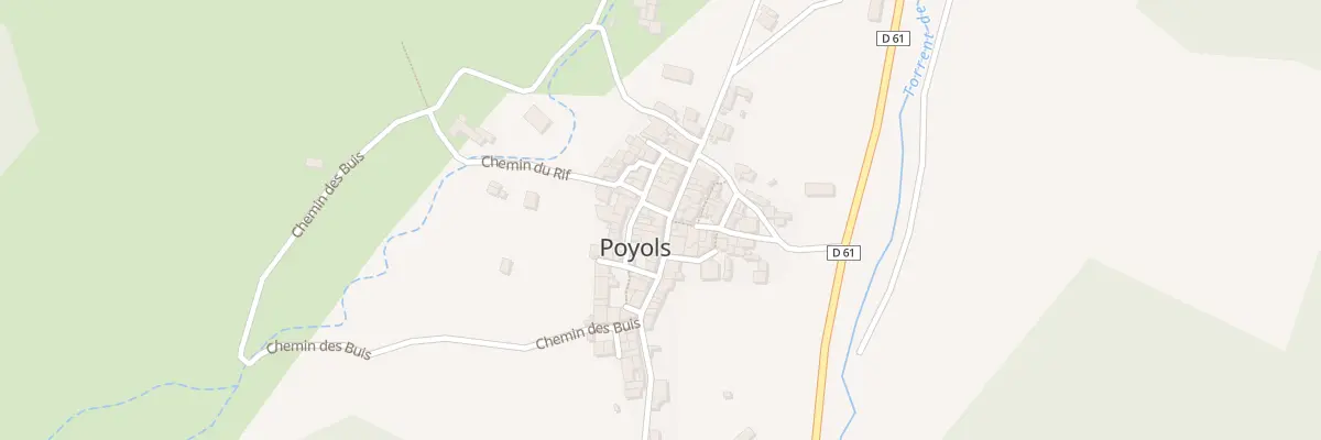 Plan du 5028 Le Village à Poyols