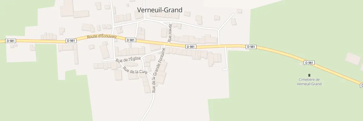 Plan du 16 Rte d’Ecouviez à Verneuil-Grand
