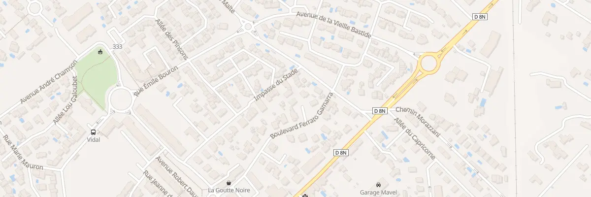 Plan du 17 Bd Ferrato Gamarra Luynes à Aix-en-Provence