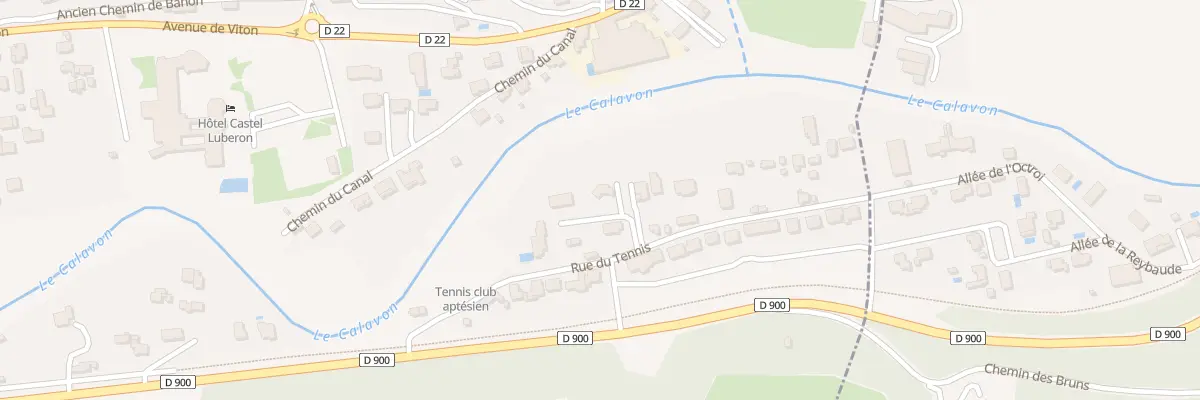 Plan du 217B Rue du Tennis à Apt