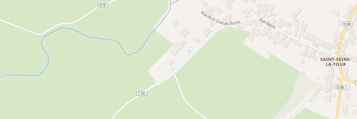 Plan du 12 Rue de la Tour à Saint-Seine-sur-Vingeanne