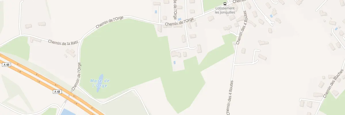 Plan du 61E Che de l’Orge à Châbons