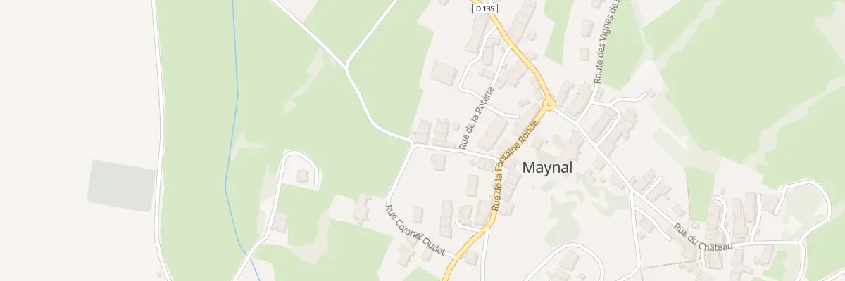 Plan du 1 Rue Colonel Oudet à Maynal