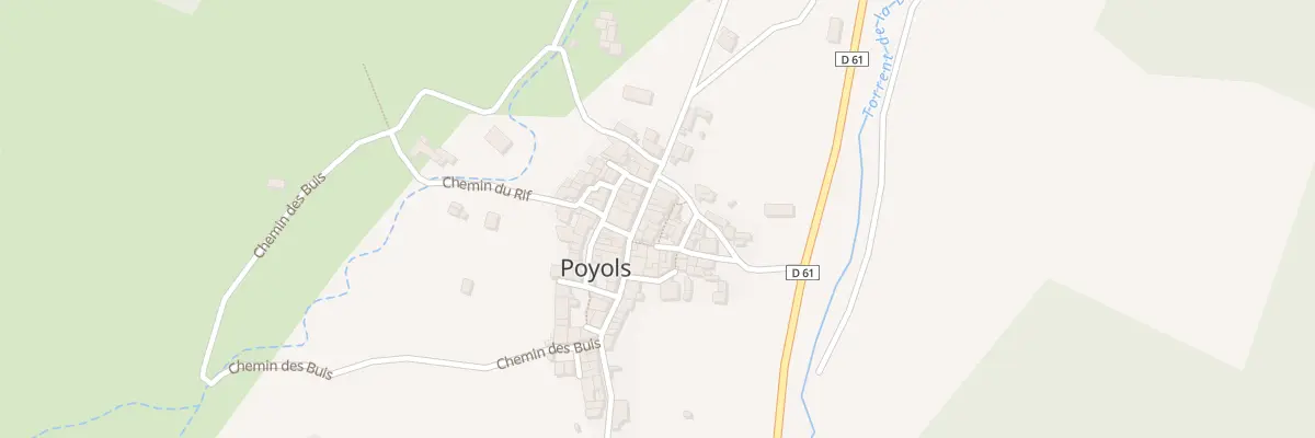 Plan du 49 La Grande Rue à Poyols