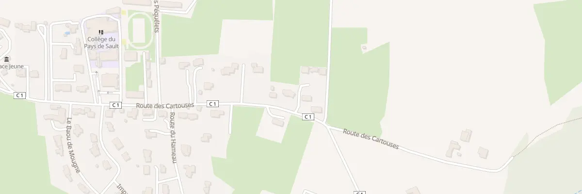 Plan du 5008 Rte des Cartouses à Sault