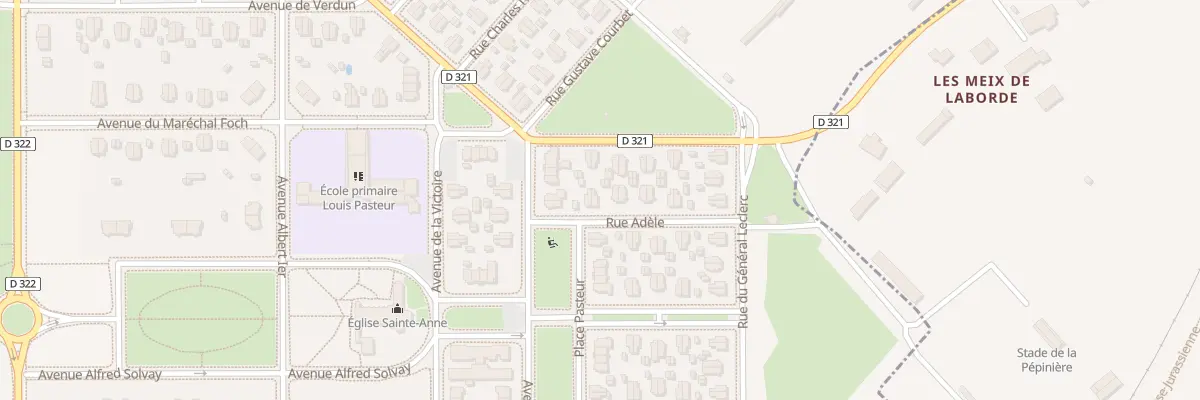 Plan du 3 Rue Adèle à Tavaux