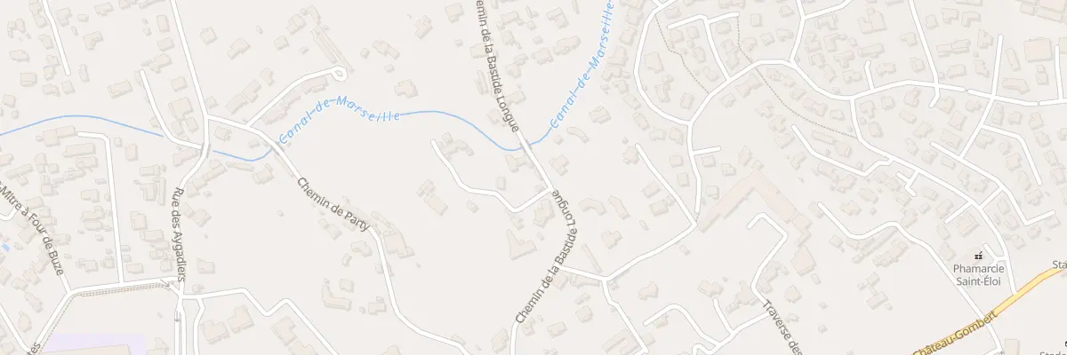 Plan du 55 Che de la Bastide Longue à Marseille 13e Arrondissement