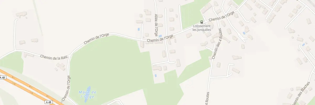Plan du 69 Che de l’Orge à Châbons