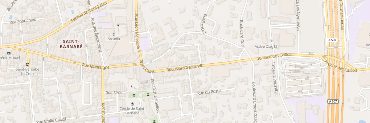 Plan du 23 Bd Gassendi à Marseille 12e Arrondissement