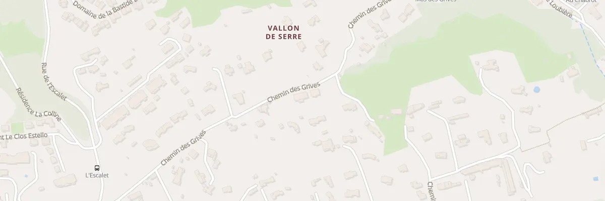 Plan du 64 Che des Grives à Marseille 13e Arrondissement