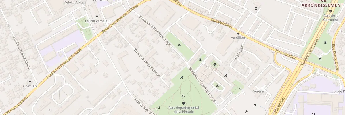 Plan du 92 Bd Icard à Marseille 10e Arrondissement