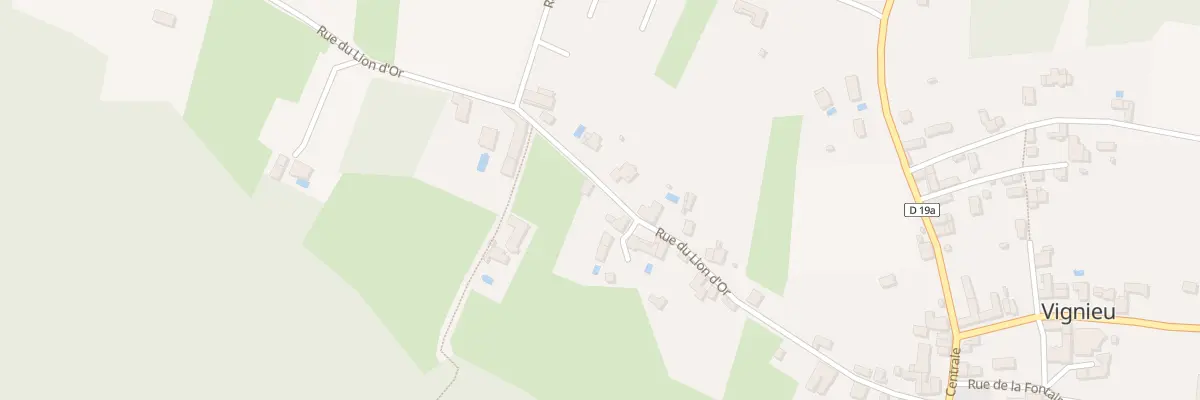 Plan du 315 Rue du Lion d’Or à Vignieu