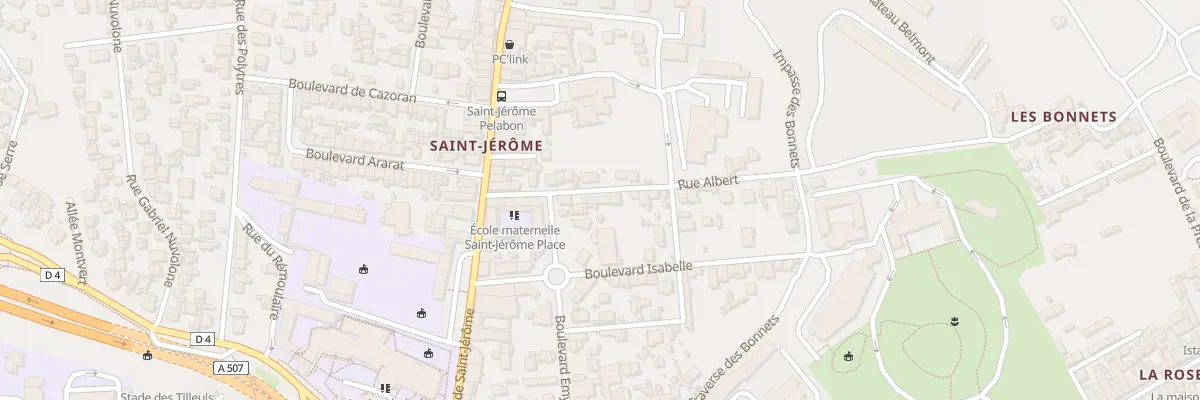 Plan du 8 Rue albert à Marseille 13e Arrondissement