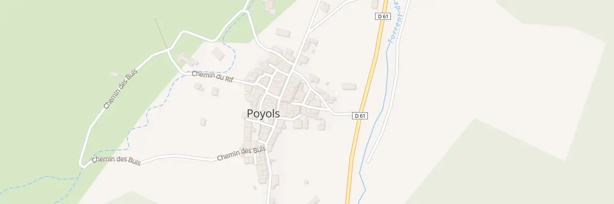 Plan du 5049 Le Village à Poyols