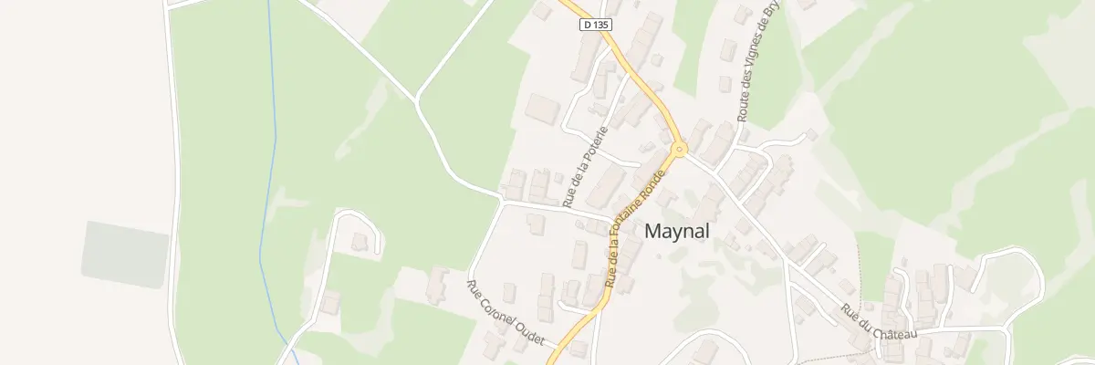Plan du 1 Rue de la Poterie à Maynal