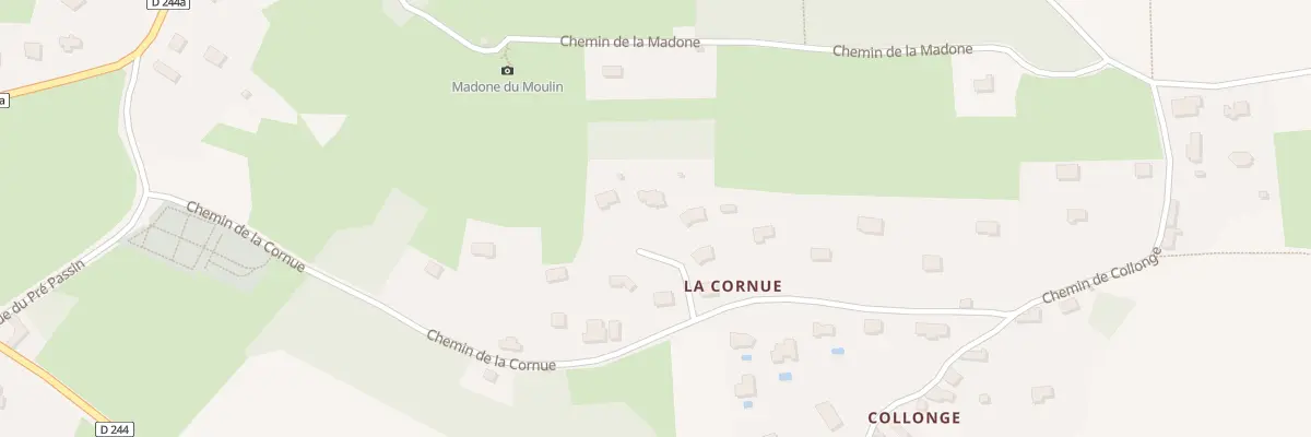 Plan du 443 Che de la Cornue à Sermérieu