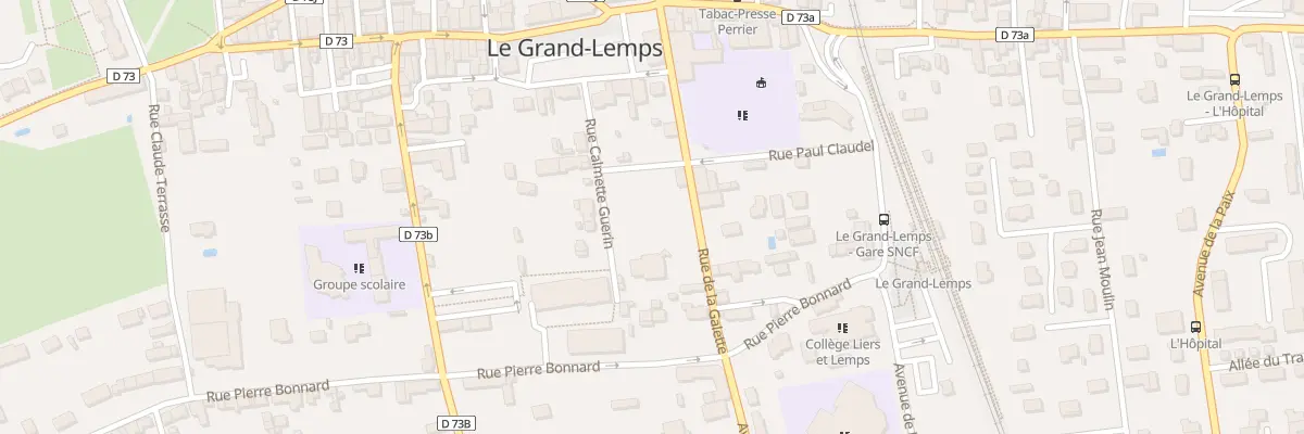 Plan de La Galette au Grand-Lemps