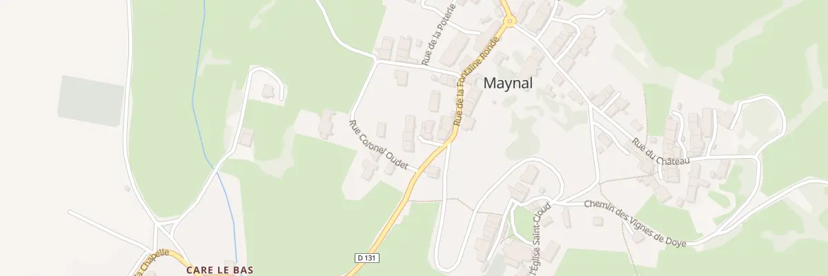 Plan du 1A Rte de Boursier à Maynal