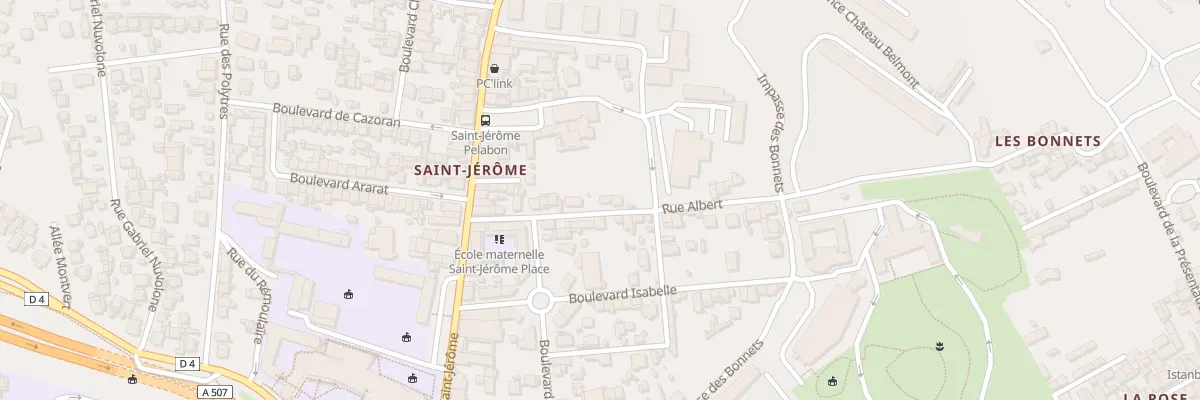 Plan du 13 Rue albert à Marseille 13e Arrondissement