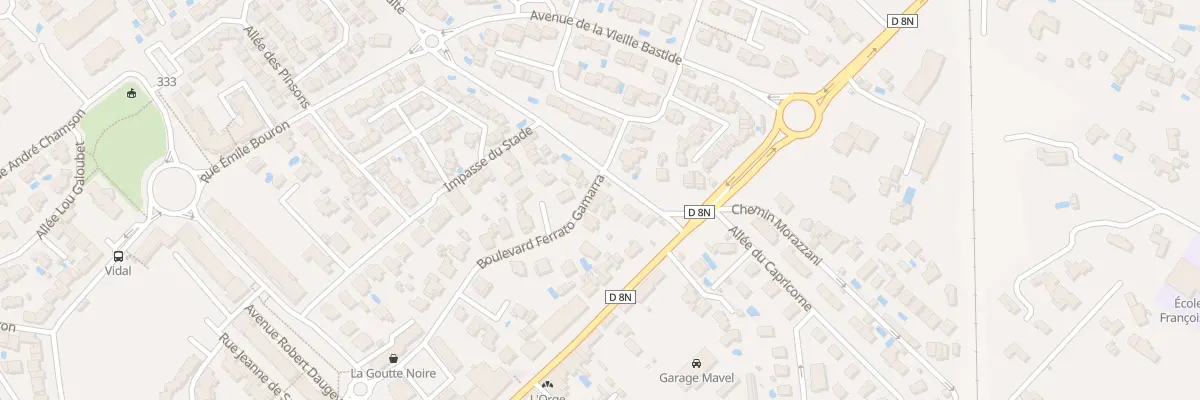 Plan du 24 Bd Ferrato Gamarra Luynes à Aix-en-Provence