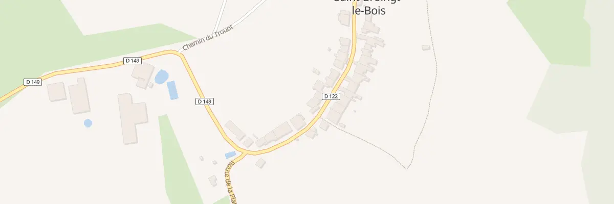 Plan du 24 Rue Rente Gabrielle à Saint-Broingt-le-Bois