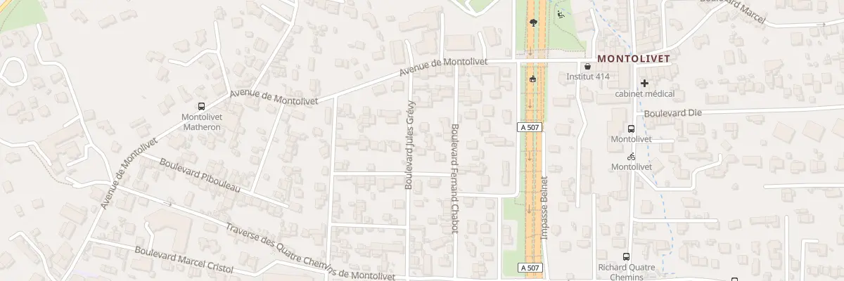 Plan du 7 Bd Jules Grevy à Marseille 12e Arrondissement
