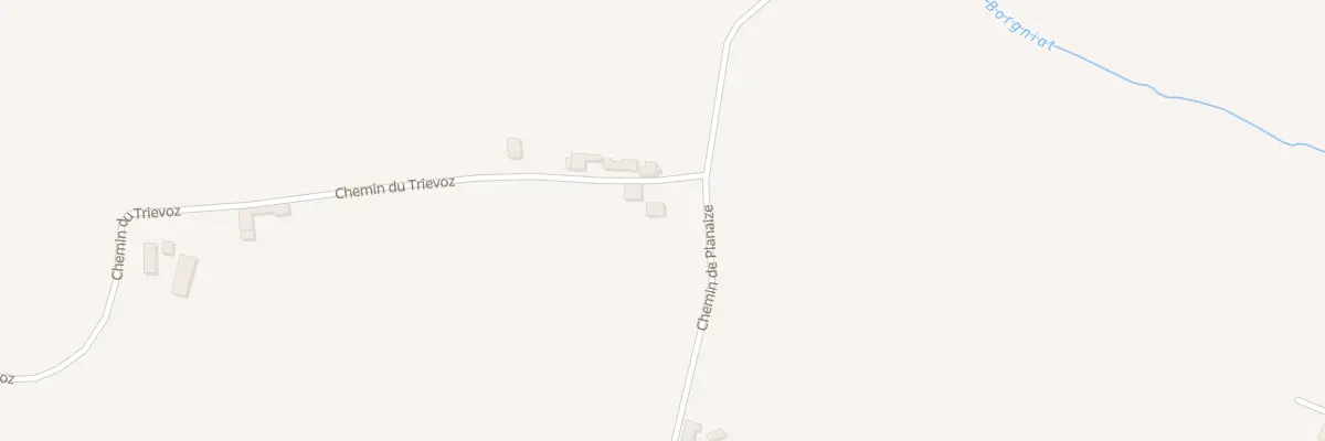 Plan du 25 Che du Triévoz à Sainte-Blandine
