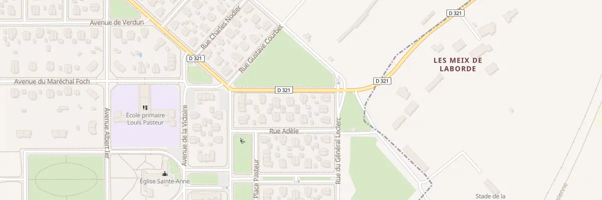Plan du 14 Rue Alexandre à Tavaux