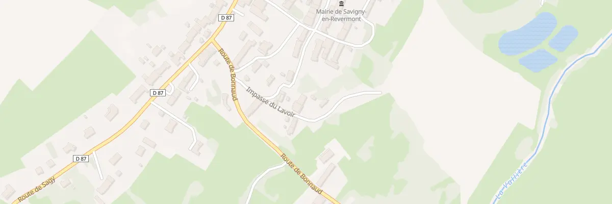 Plan du 55 Imp de la Poste à Savigny-en-Revermont
