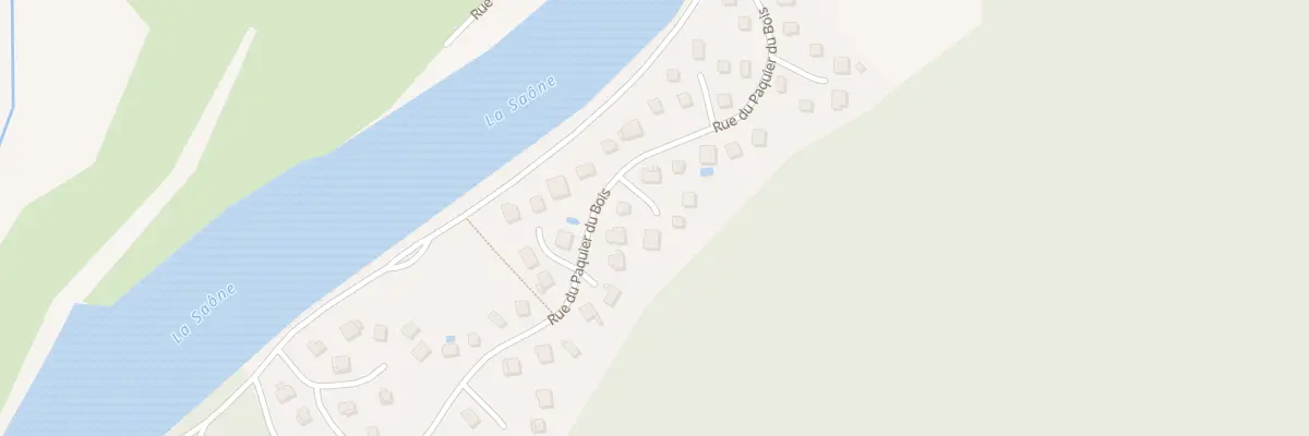 Plan du 33 Rue du Paquier du Bois à Pontailler-sur-Saône