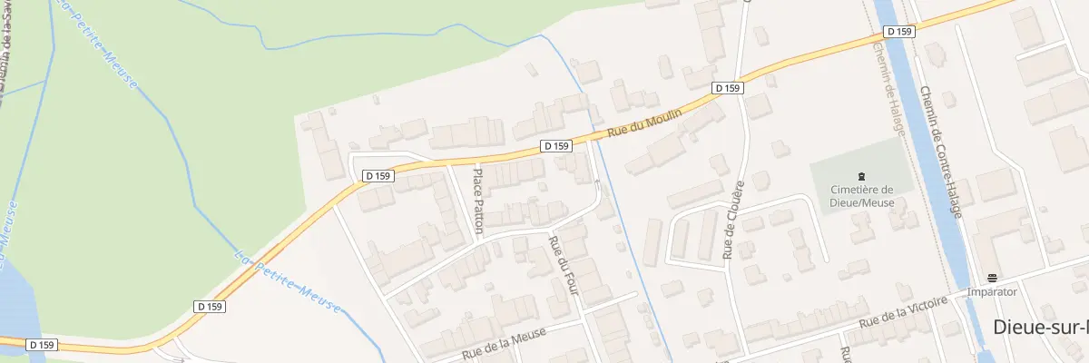 Plan du 12 Rue du Moulin à Dieue-sur-Meuse