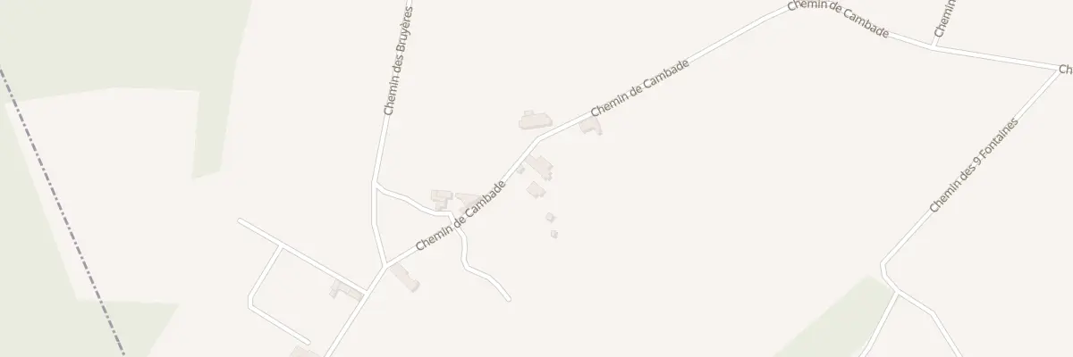 Plan du 100 Che des Bruyères à Sainte-Blandine