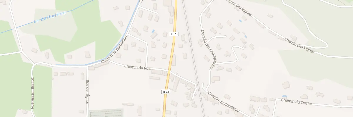 Plan du 26 Rue Joliot Curie au Grand-Lemps