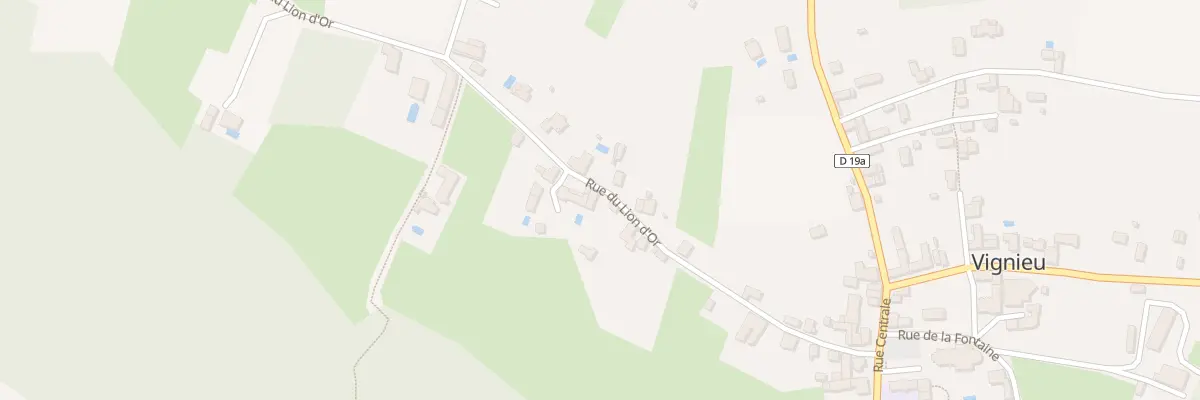 Plan du 255 Rue du Lion d’Or à Vignieu