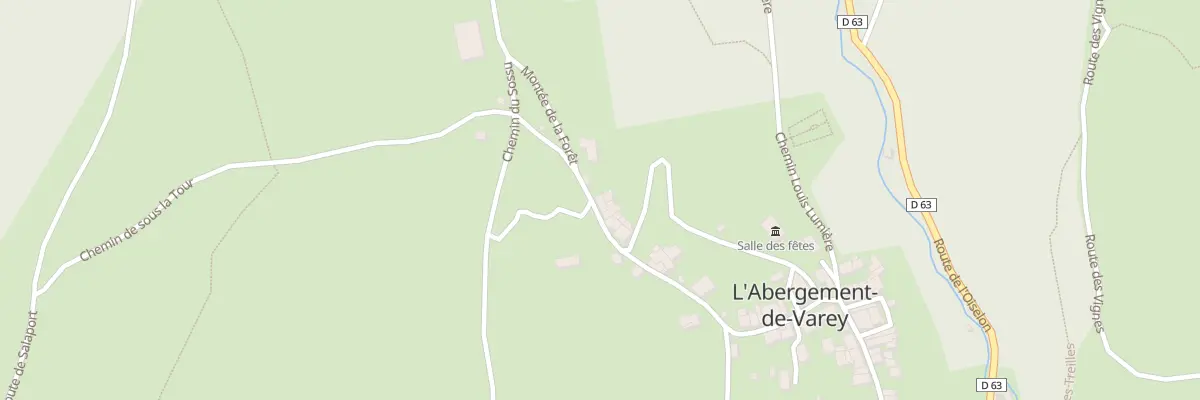 Plan du 5205 La Foret à L’Abergement-de-Varey