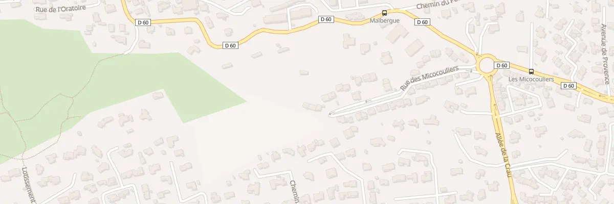 Plan du 1 Rue des Micocouliers à Bouc-Bel-Air