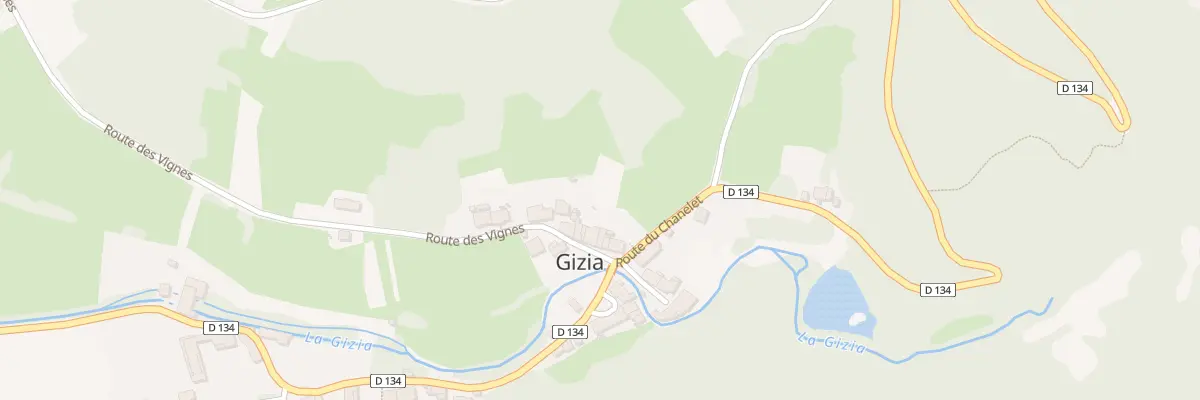 Plan du 28 Rte des Vignes à Gizia