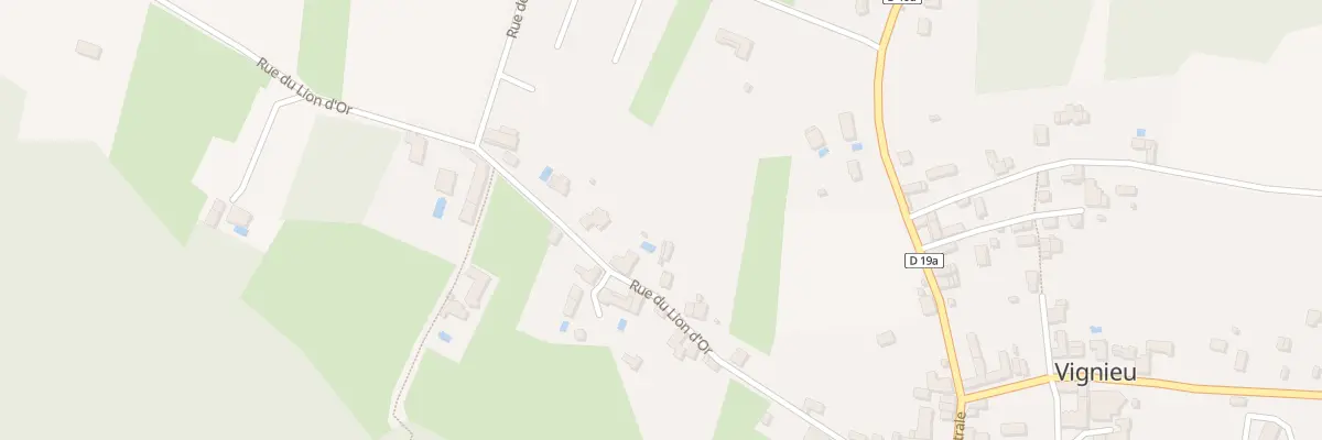 Plan du 278 Rue du Lion d’Or à Vignieu
