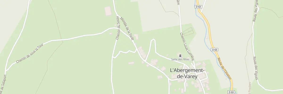 Plan du 232 Mte de la Foret à L’Abergement-de-Varey