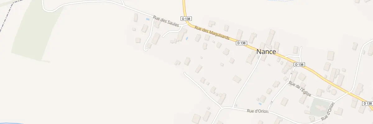 Plan du 14 Rue du Champ Bouthioz à Nance