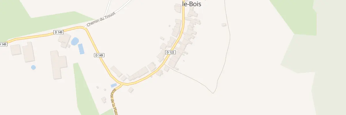Plan du 33 Rue Rente Gabrielle à Saint-Broingt-le-Bois