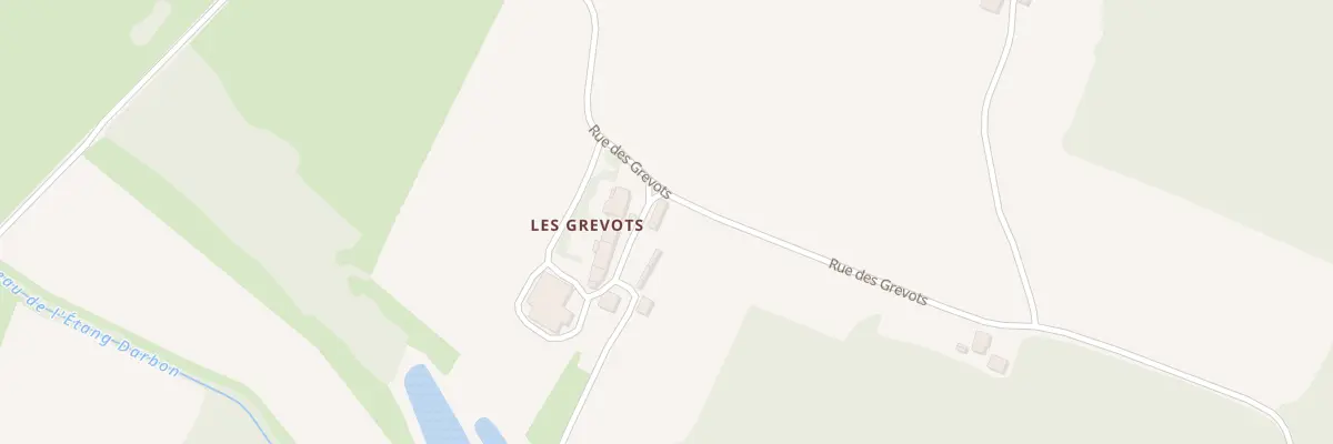 Plan du 1 Rue des Grevots à Beaufort-Orbagna