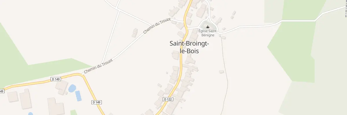 Plan du 8 Rue Rente Gabrielle à Saint-Broingt-le-Bois