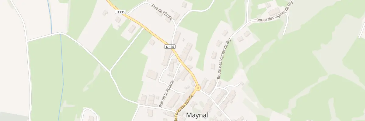 Plan du 5 Grand’s Rues à Maynal