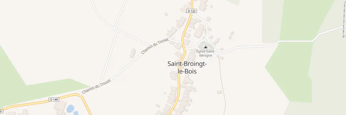Plan du 6 Rue Rente Gabrielle à Saint-Broingt-le-Bois