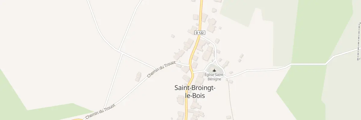 Plan du 1 Rue de la Seigniere à Saint-Broingt-le-Bois