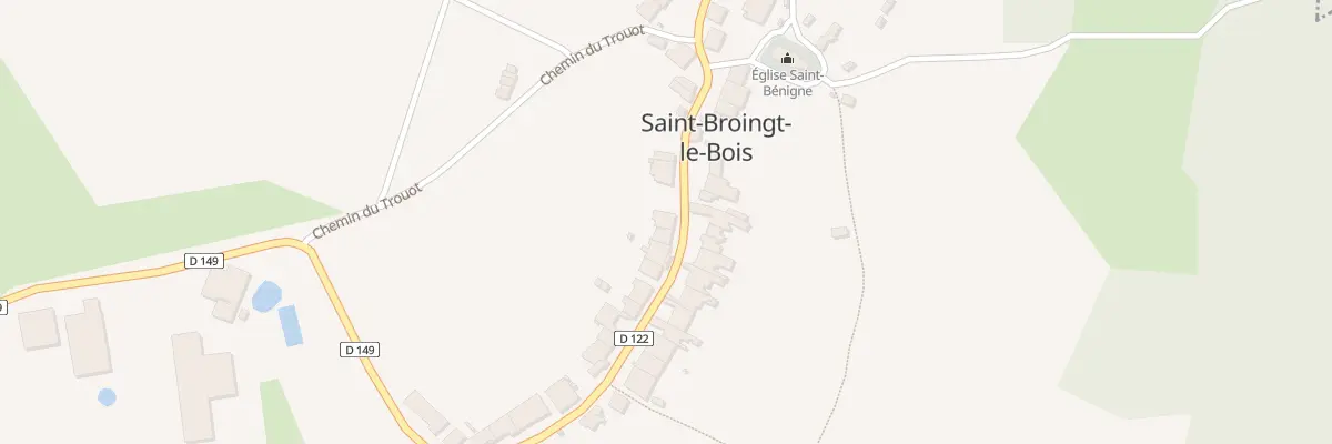 Plan du 10 Rue Rente Gabrielle à Saint-Broingt-le-Bois