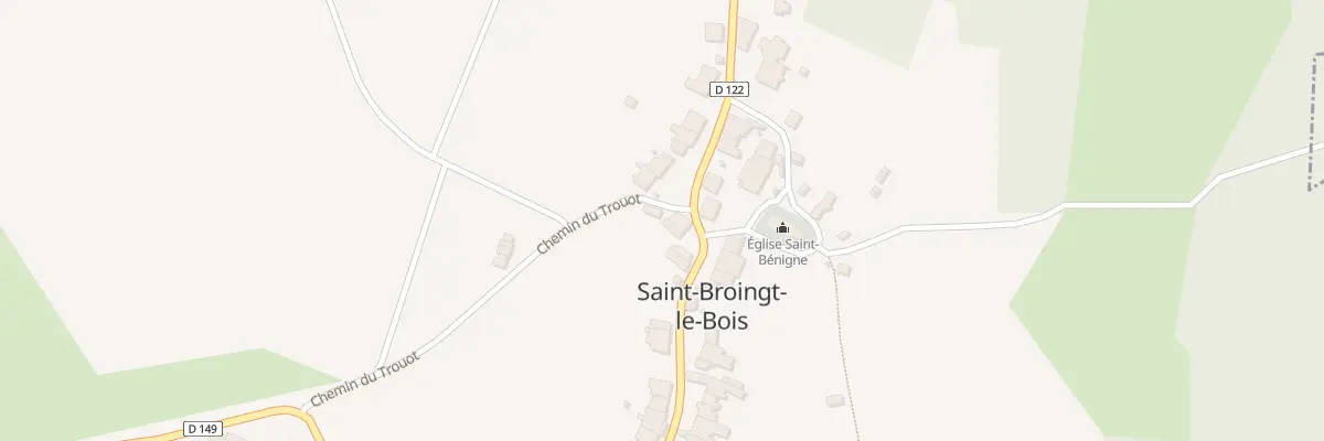Plan du 2 Rue Rente Gabrielle à Saint-Broingt-le-Bois