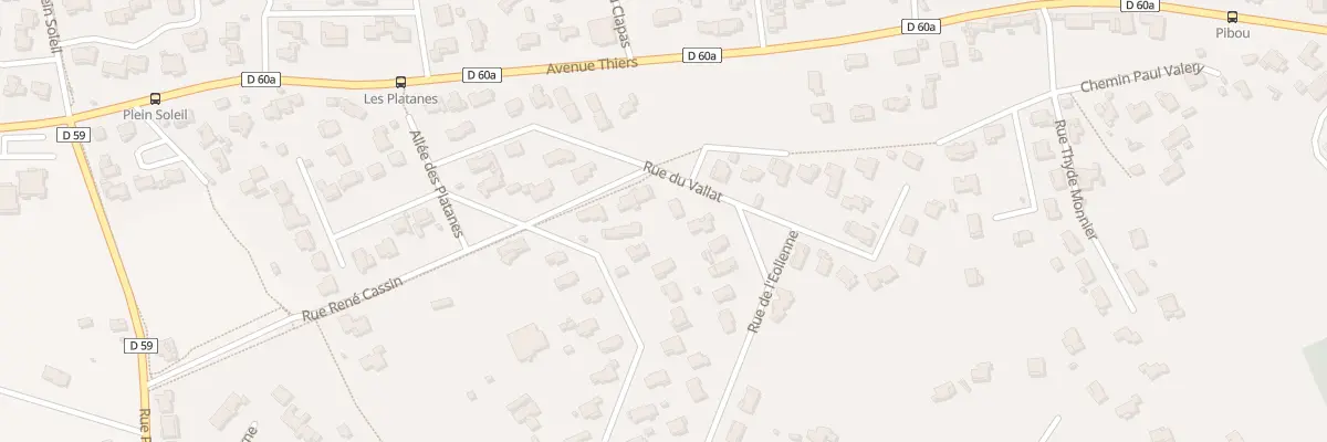 Plan du 40 Rue du Vallat à Bouc-Bel-Air