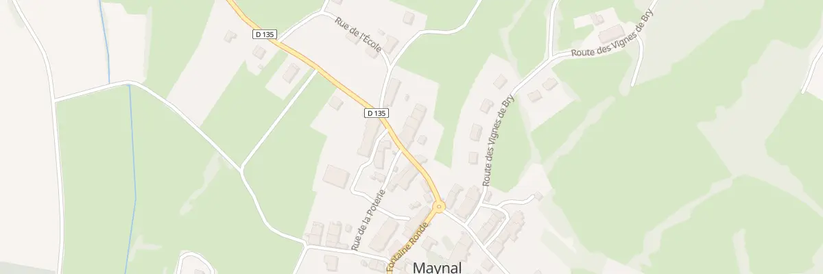 Plan du 3 Grand’s Rues à Maynal